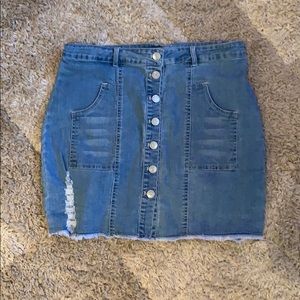 Denim skirt